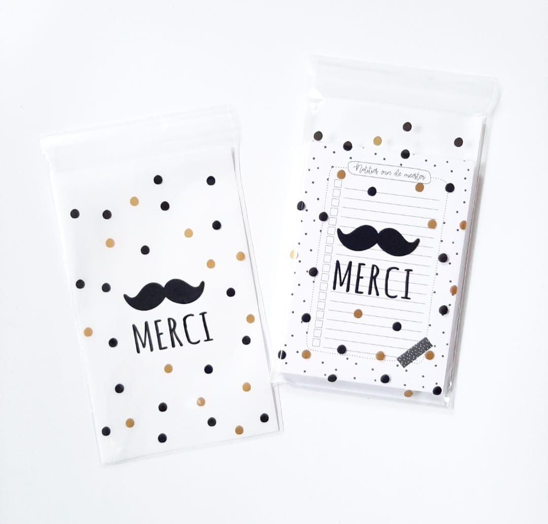 Traktatiezakje Merci (set van 2 stuks)