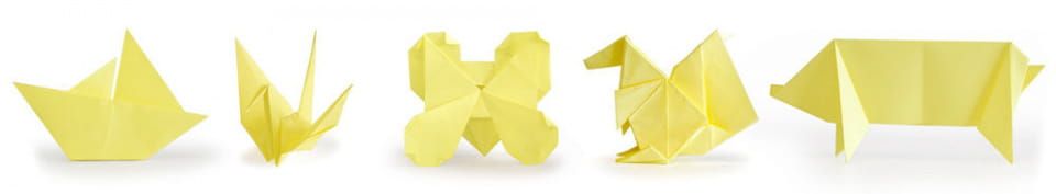 Memoblokje Origami