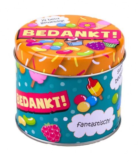 Snoepblikje Bedankt
