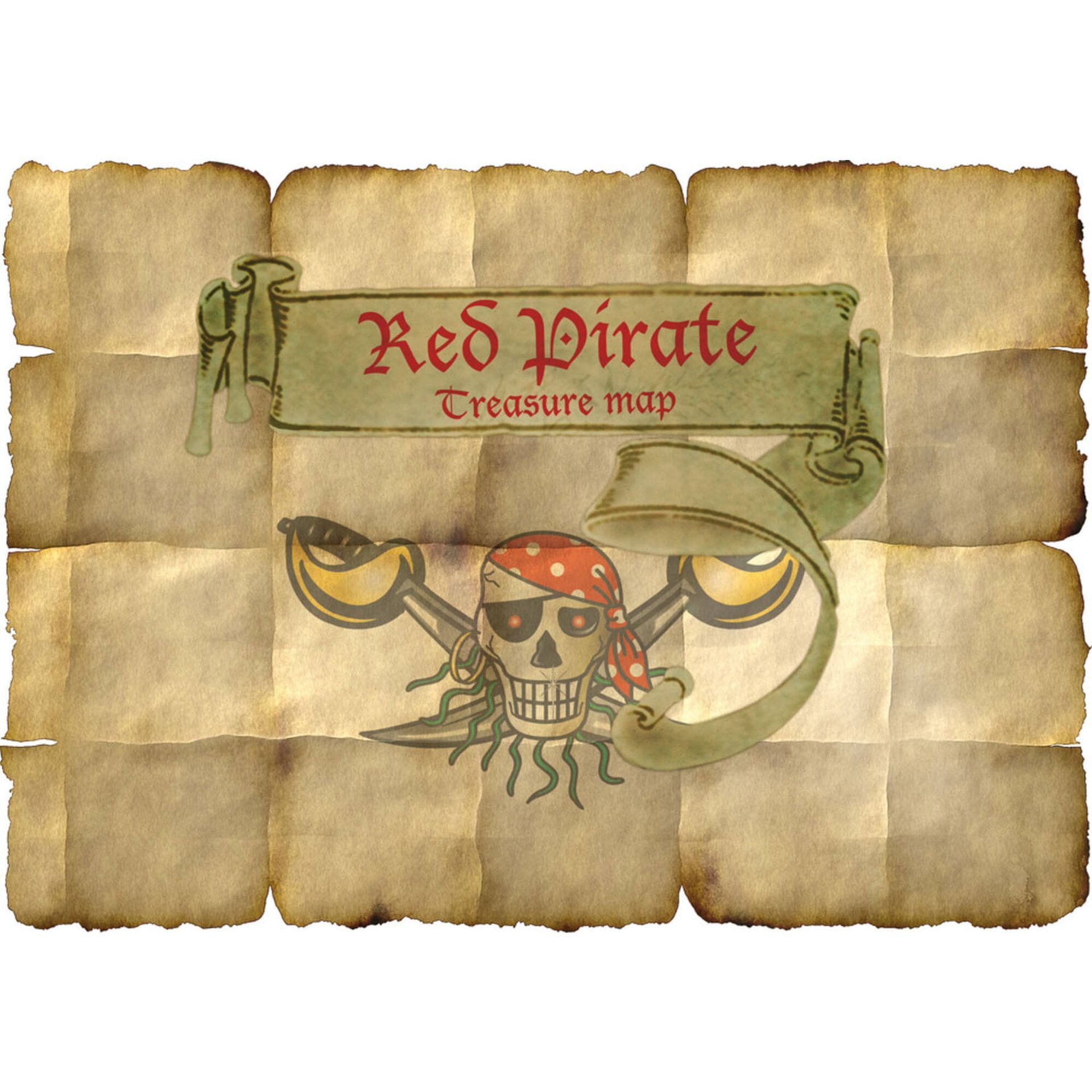 Piraten schatkaart