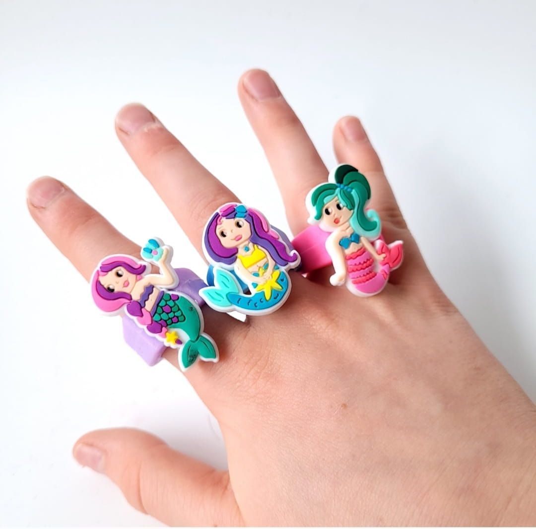 Ring Zeemeerminnen (set van 6 stuks)