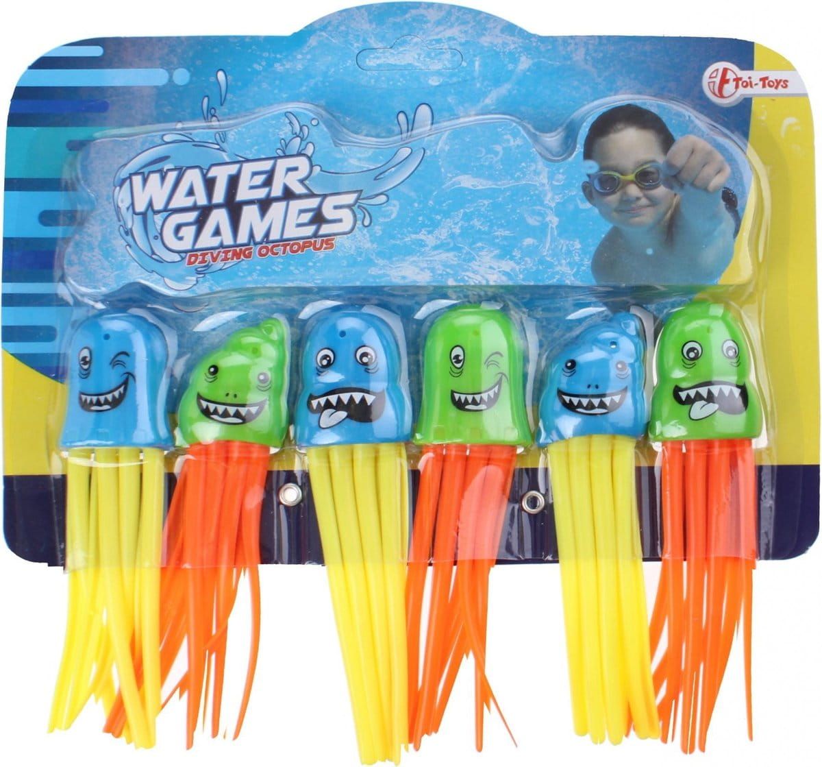 Opduik Octopussen (set van 6 stuks)