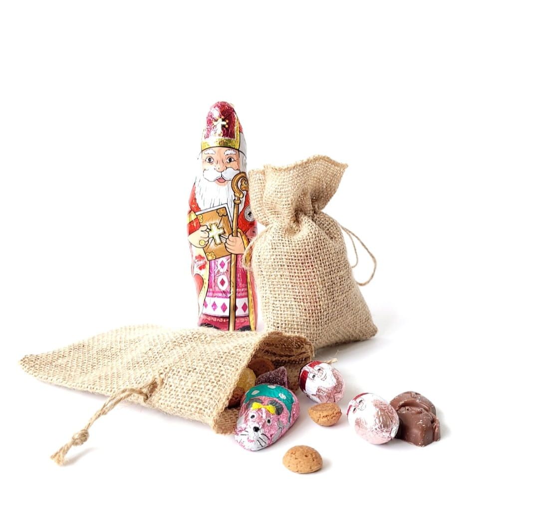 Jute zakjes (set van 5)