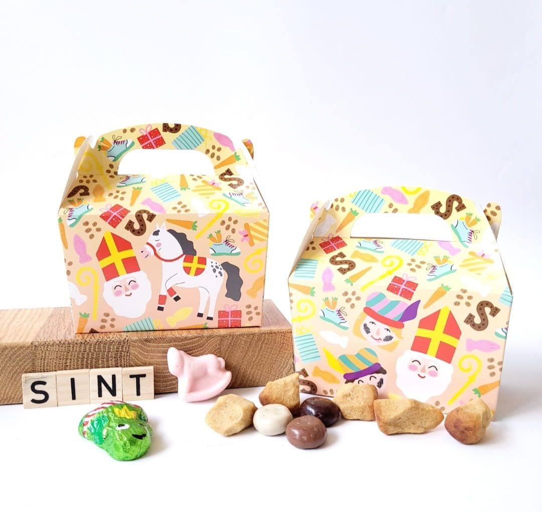 Traktatiedoosje SINTERKLAAS (set van 5 stuks)
