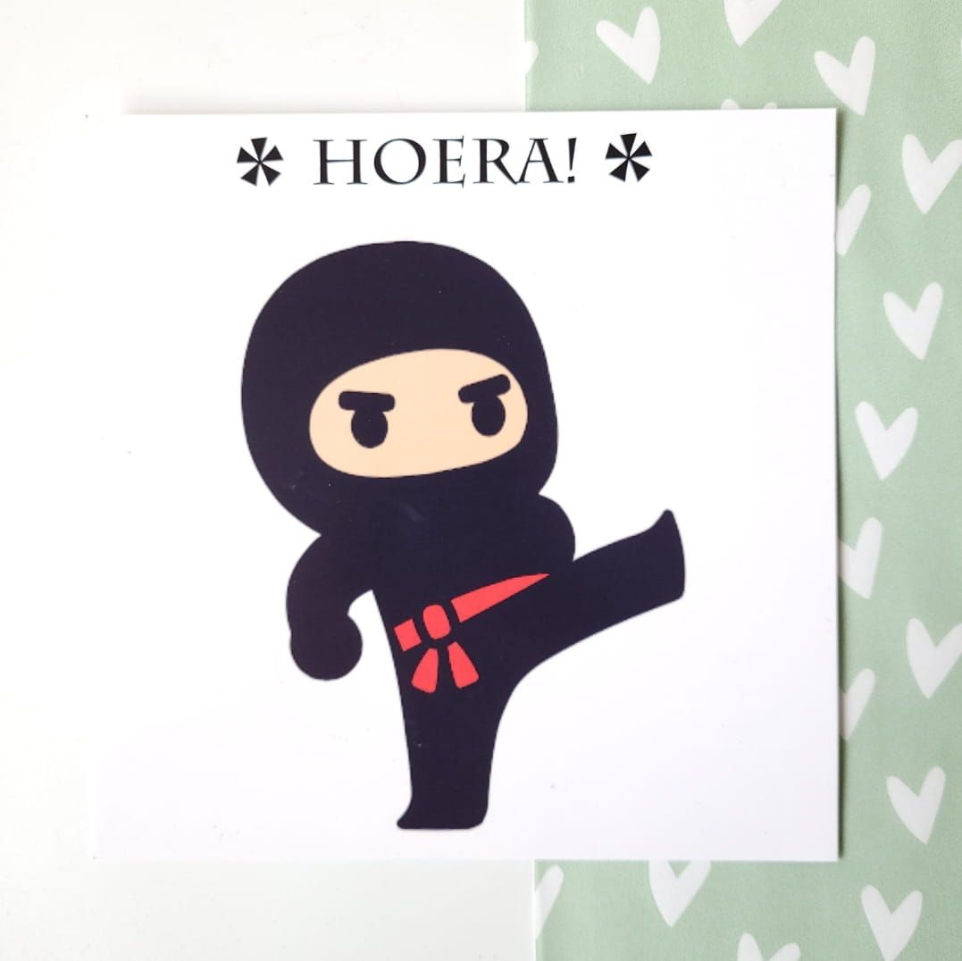 Traktatiekaart Ninja