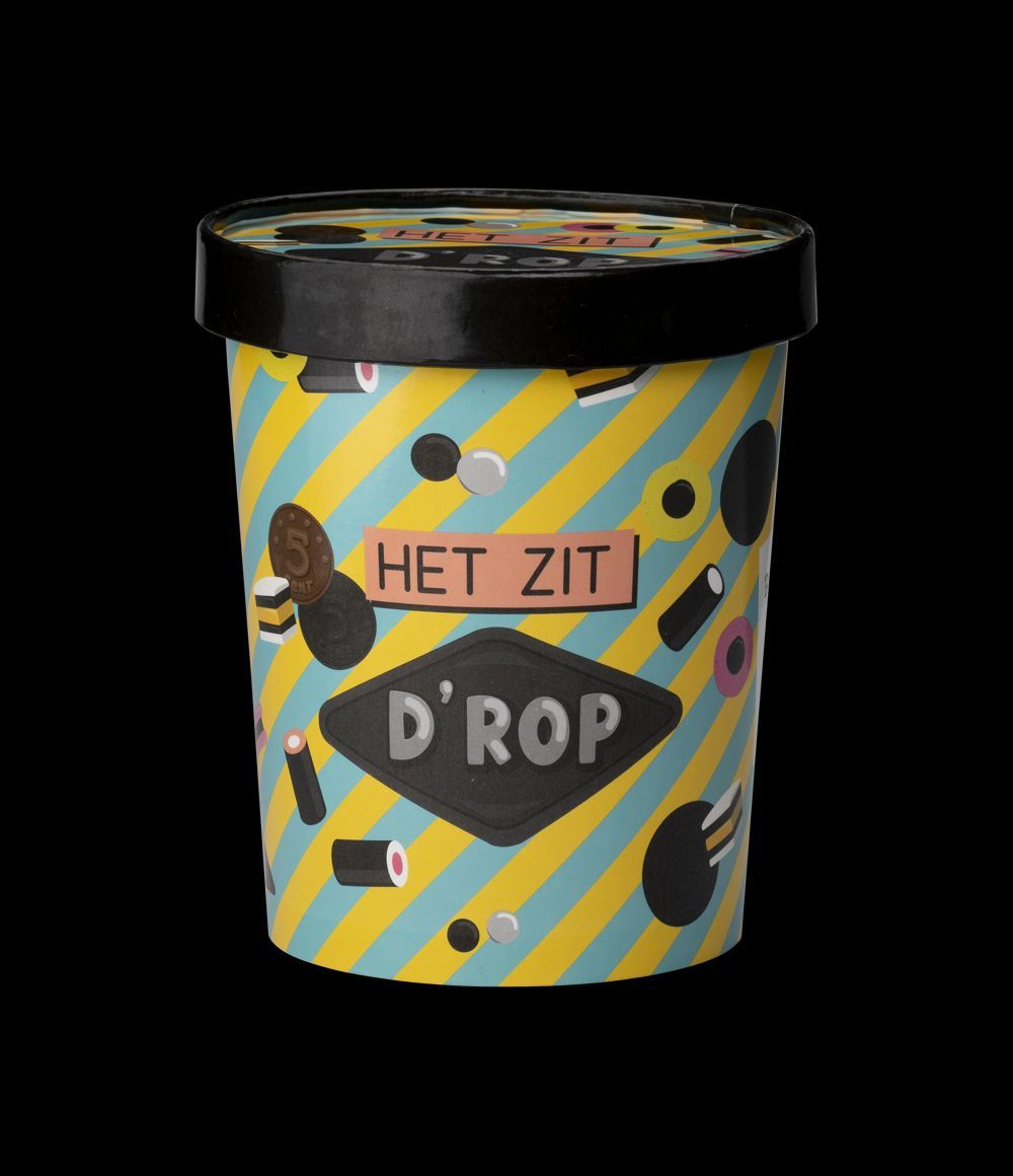 Snoepbeker Het zit D'rop