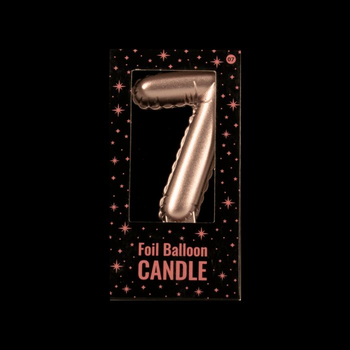 Foil Balloon Candle Cijfer 7