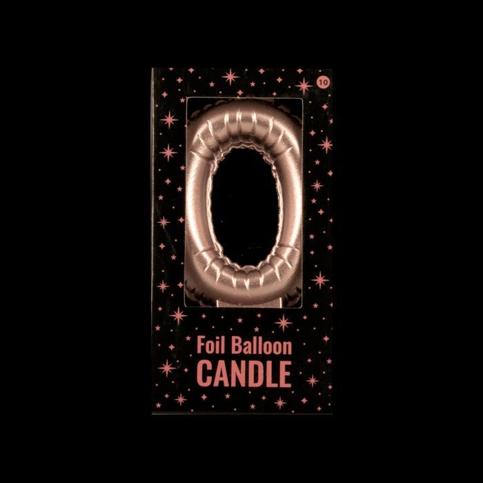 Foil Balloon Candle Cijfer 0