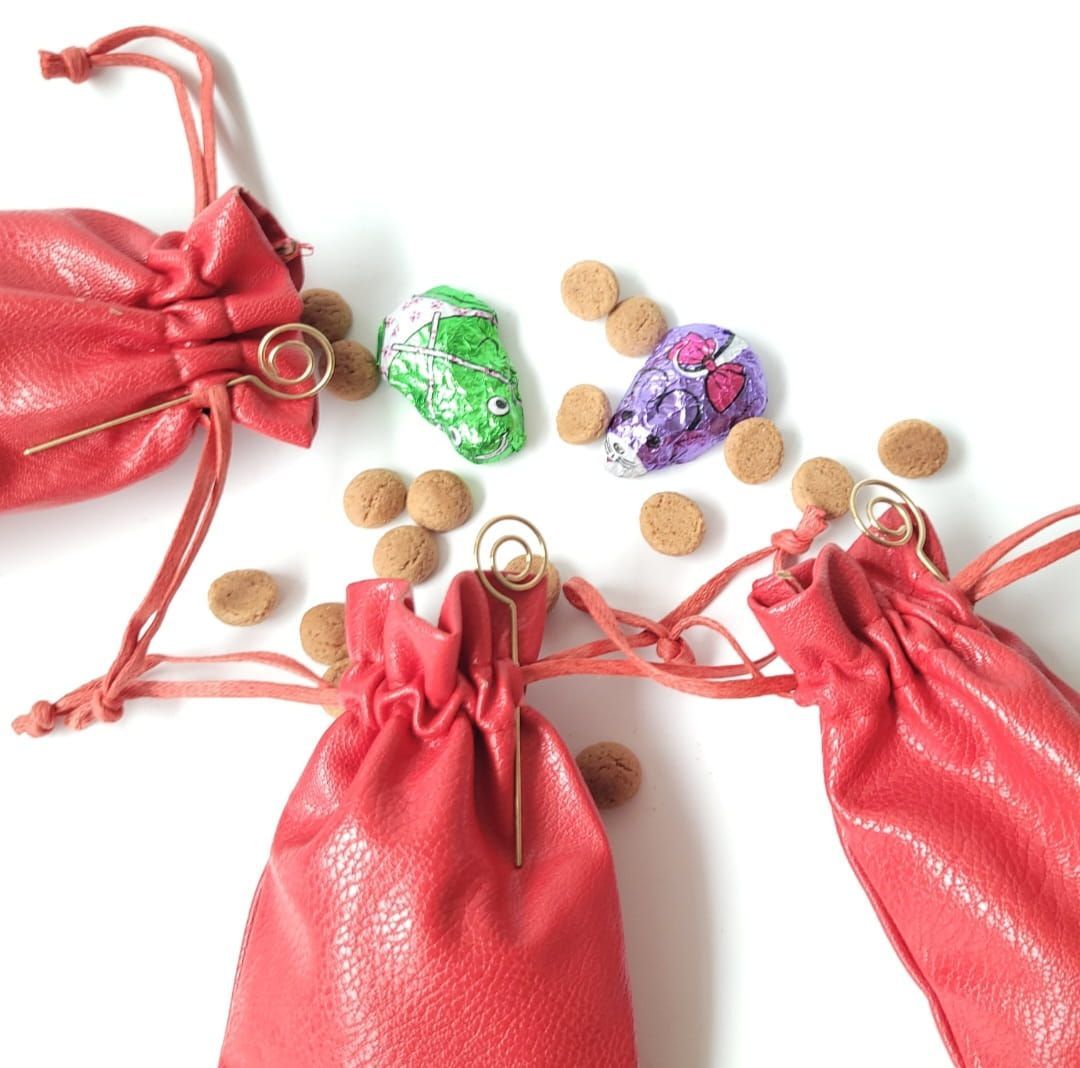 Sinterklaas Stafje goud (set van 5 stuks)