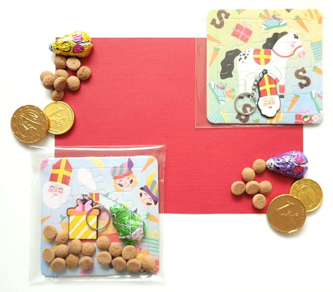 Traktatiepakketje Puzzel Sinterklaas
