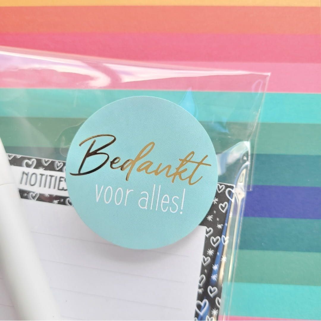 Kadosetje notitieblokje en pen
