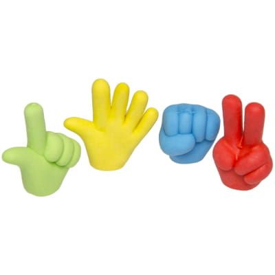 Gum handjes (set van 4 stuks)