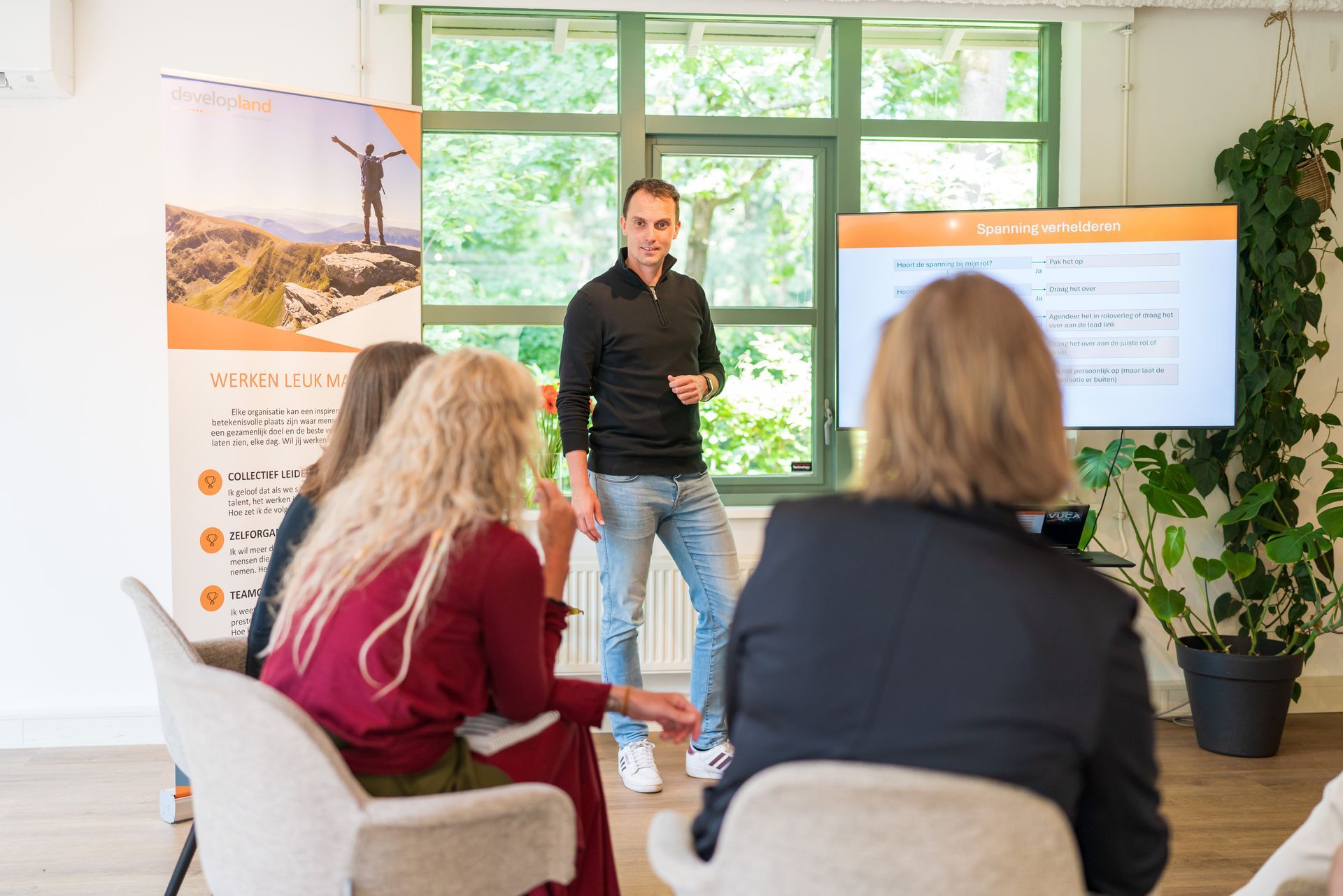 Trainer voor de groep