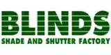 Blinds Shade and Shutter Factory Logo in Green