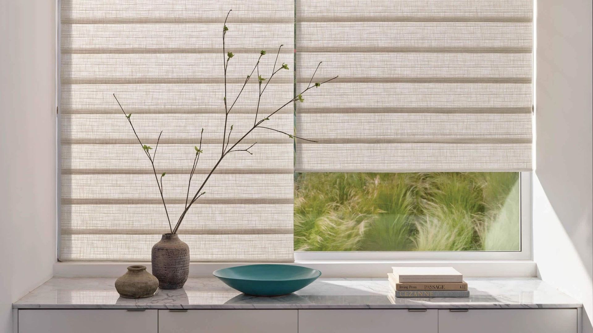 Hunter Douglas Alustra® Woven Textures® Roman Shades