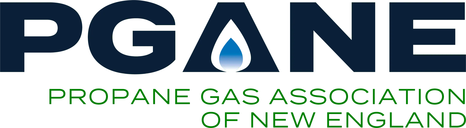 The logo for the propane gas association of new england
