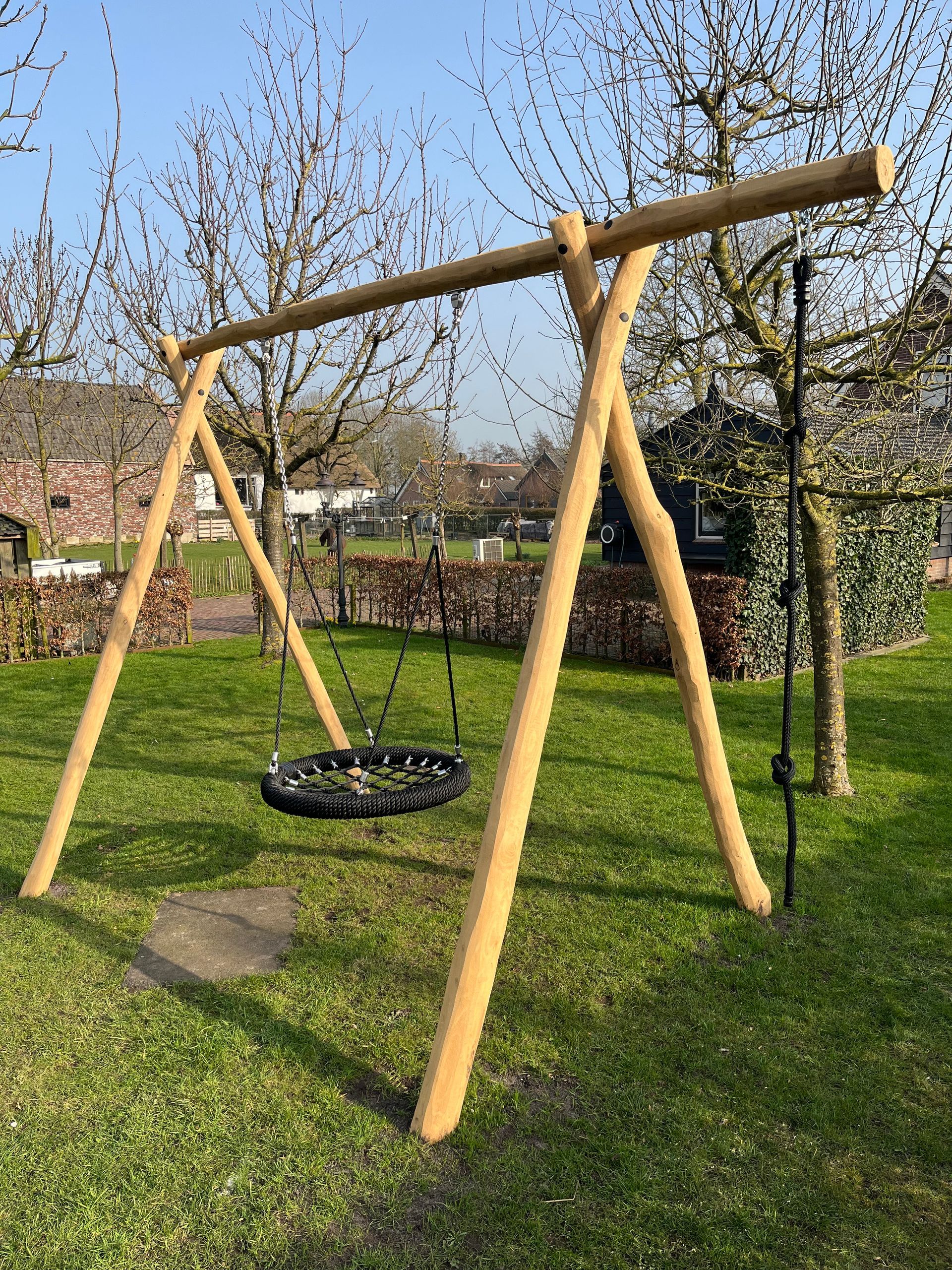 Natuurlijke schommels - met zitschommels en plaatsing!