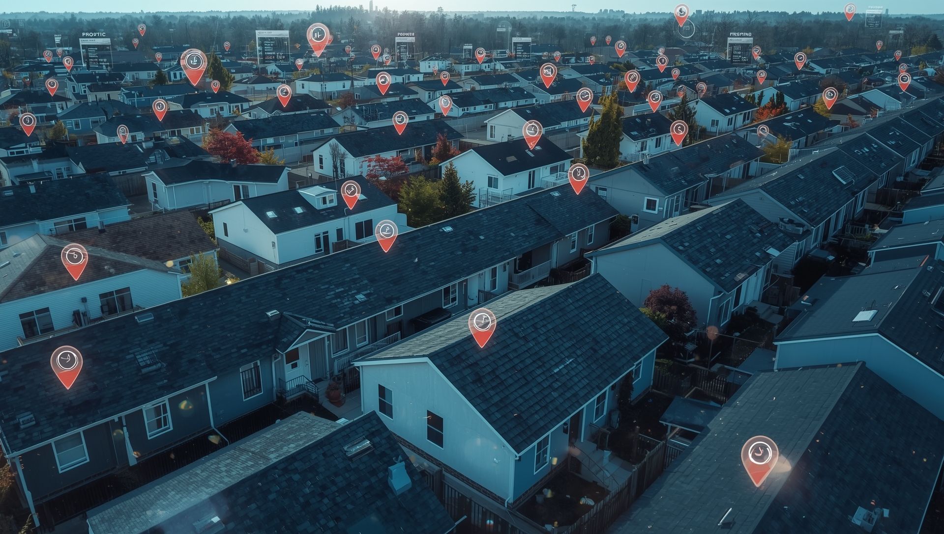 Digital lead generation system for roofing companies