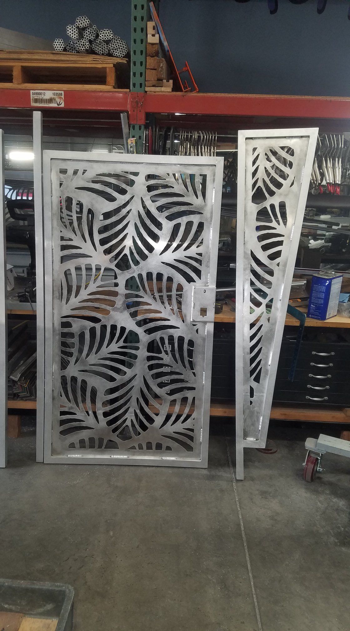 White Decorative Gate on Process - Kapolei, HI - Pac Pro Hawaii