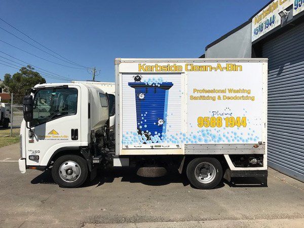 kerbside clean-a-bin truck