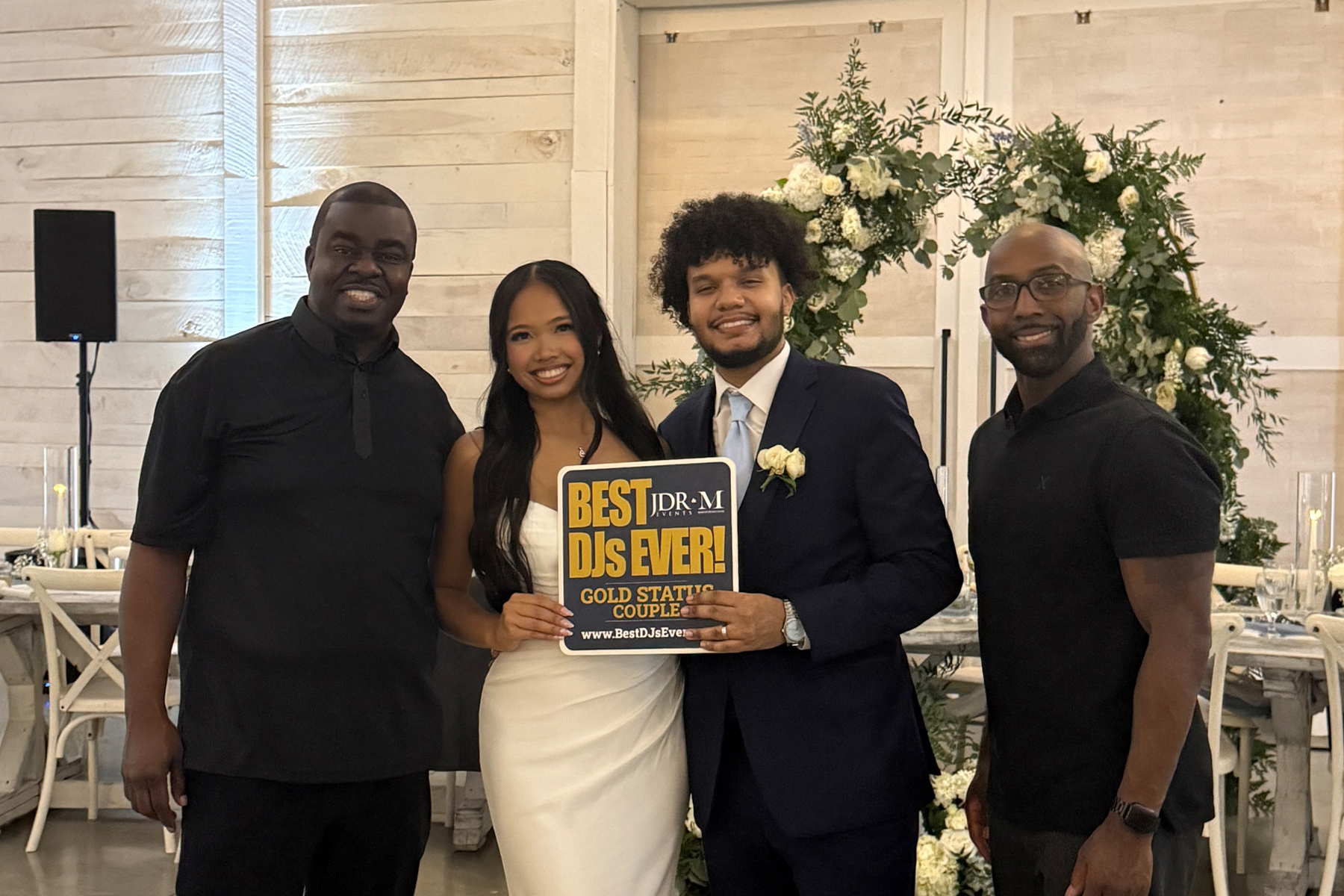 Our photo booth combo with custom neon signs is a massive hit