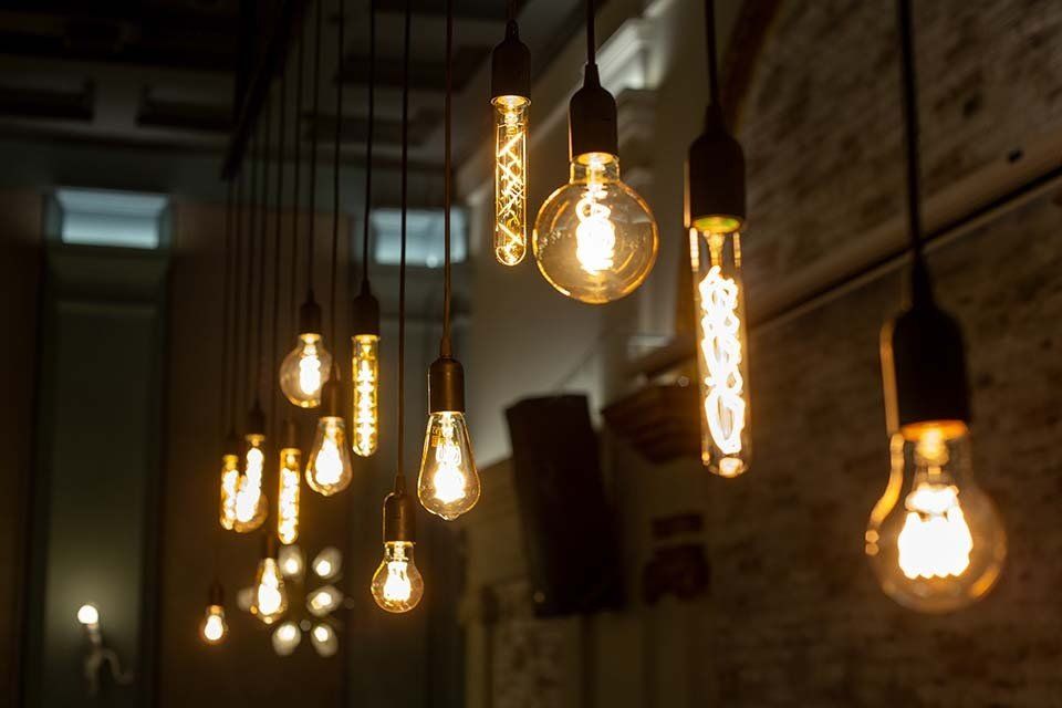 lampadine di design assortite