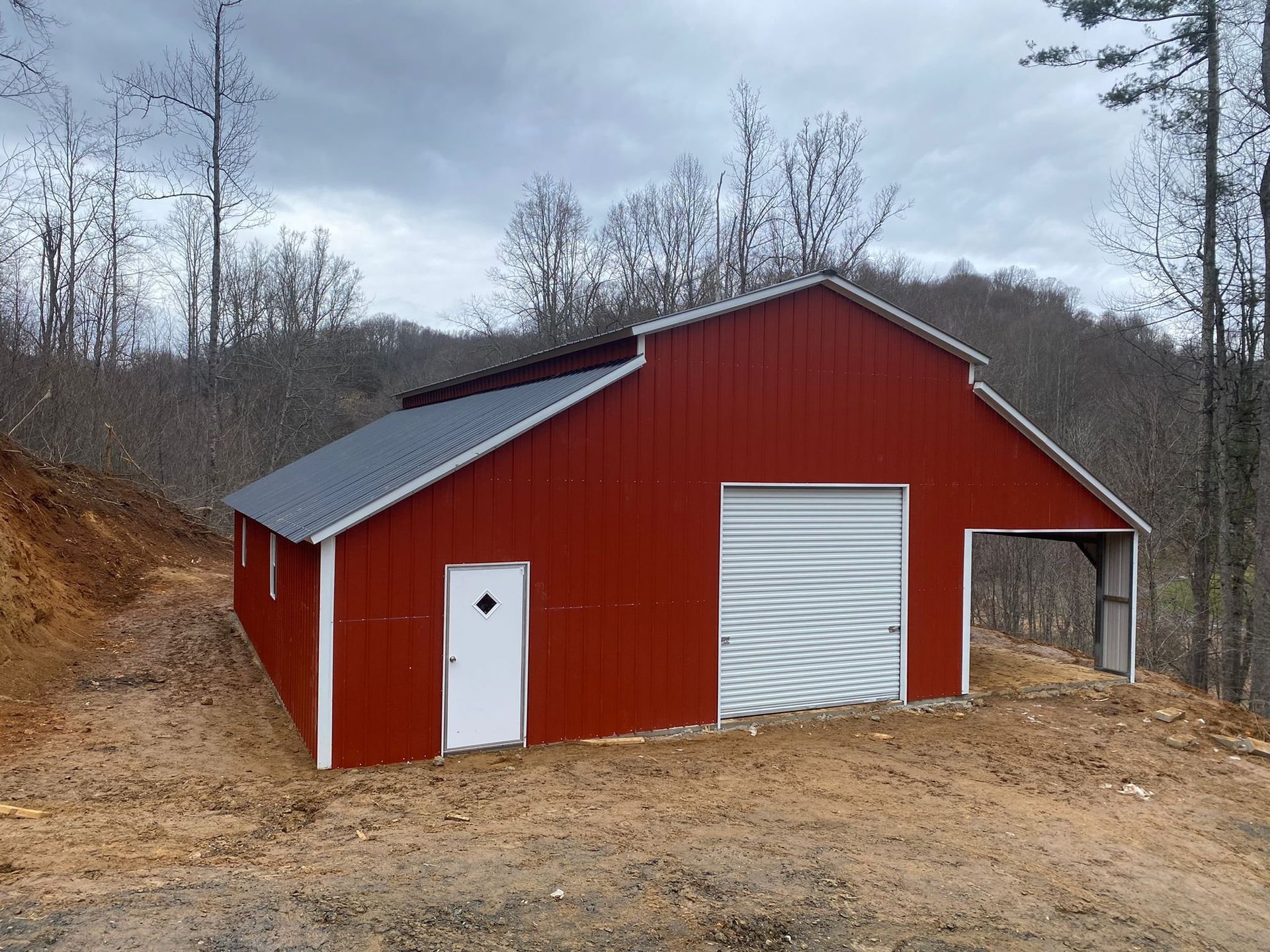 Red Barn — Asheboro, NC — NAC Metal Structures