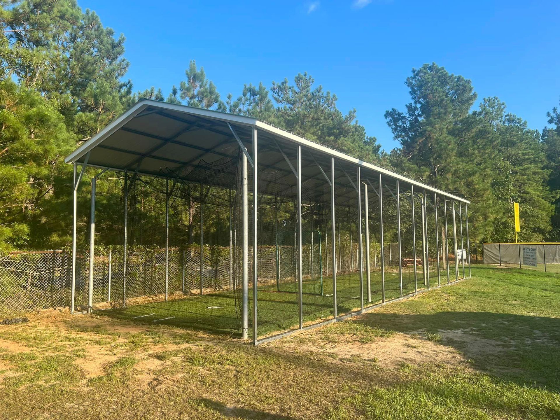 Open Steel Shed — Asheboro, NC — NAC Metal Structures 