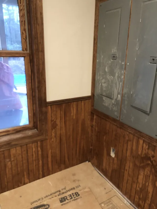 Before image of a corner — Stroudsburg, PA — Preferred Carpentry LLC