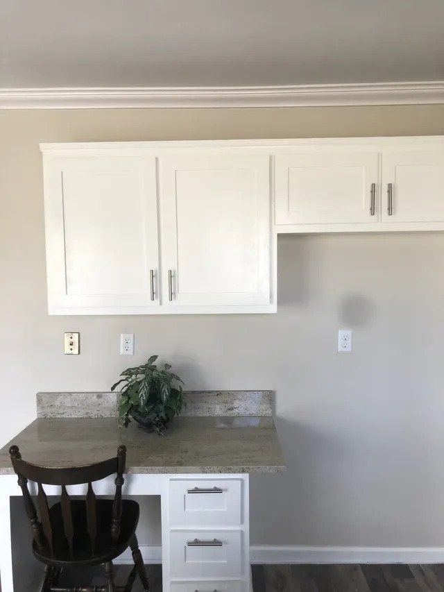 White painted cabinets — Stroudsburg, PA — Preferred Carpentry LLC