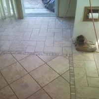 Another diagonal design tiles on the floor — Stroudsburg, PA — Preferred Carpentry LLC