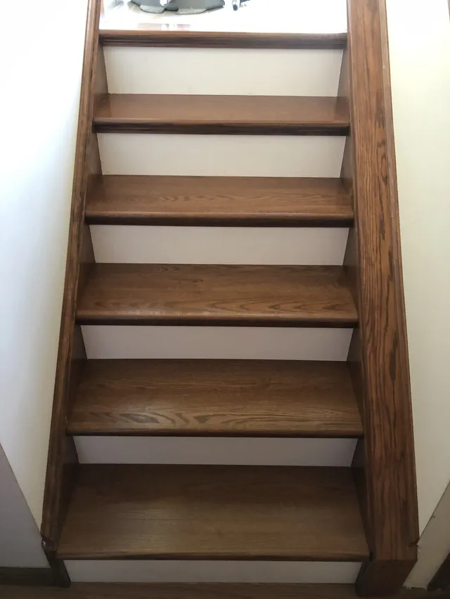 Stiff wooden stairs — Stroudsburg, PA — Preferred Carpentry LLC