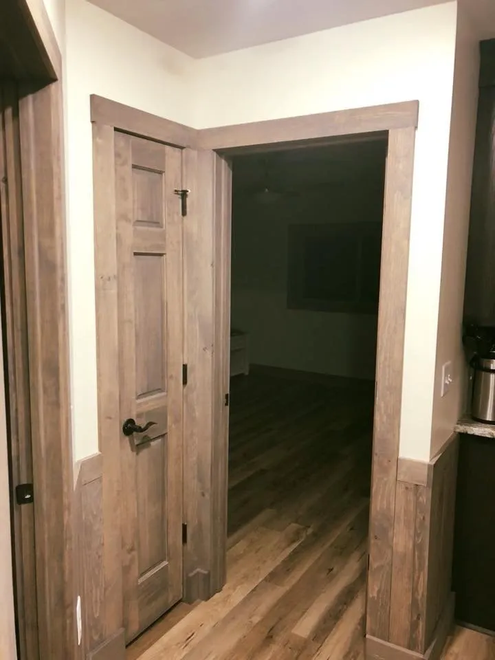 Corner wooden doors — Stroudsburg, PA — Preferred Carpentry LLC