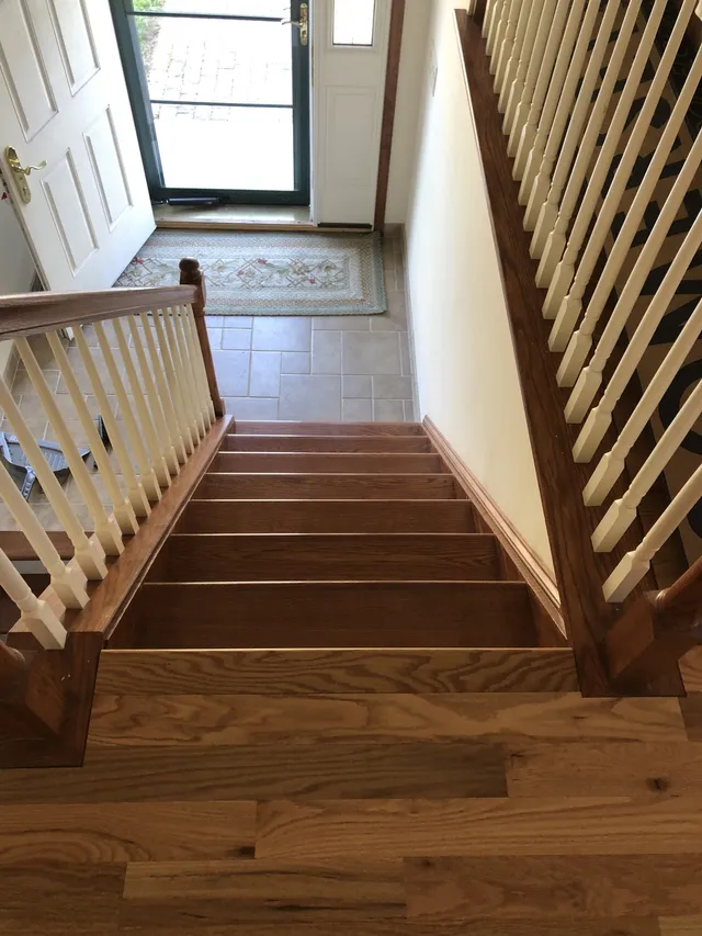 Wooden stairs — Stroudsburg, PA — Preferred Carpentry LLC