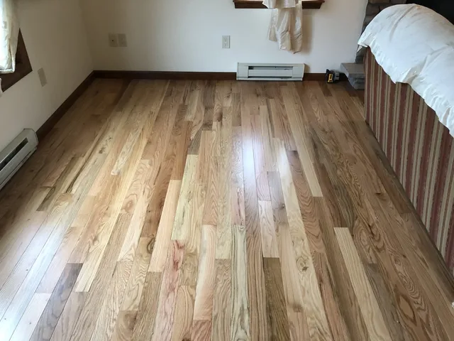 Wide floor with hardwood installed — Stroudsburg, PA — Preferred Carpentry LLC