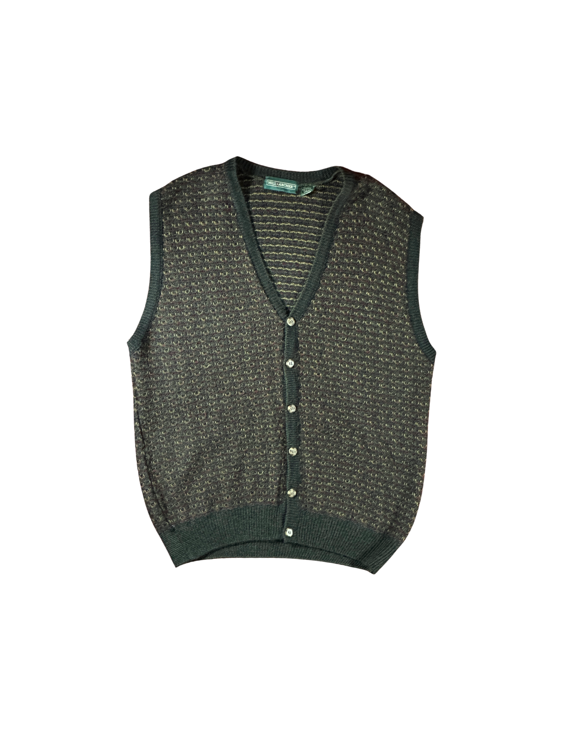 Hill & Archer Knit Button Up Vest