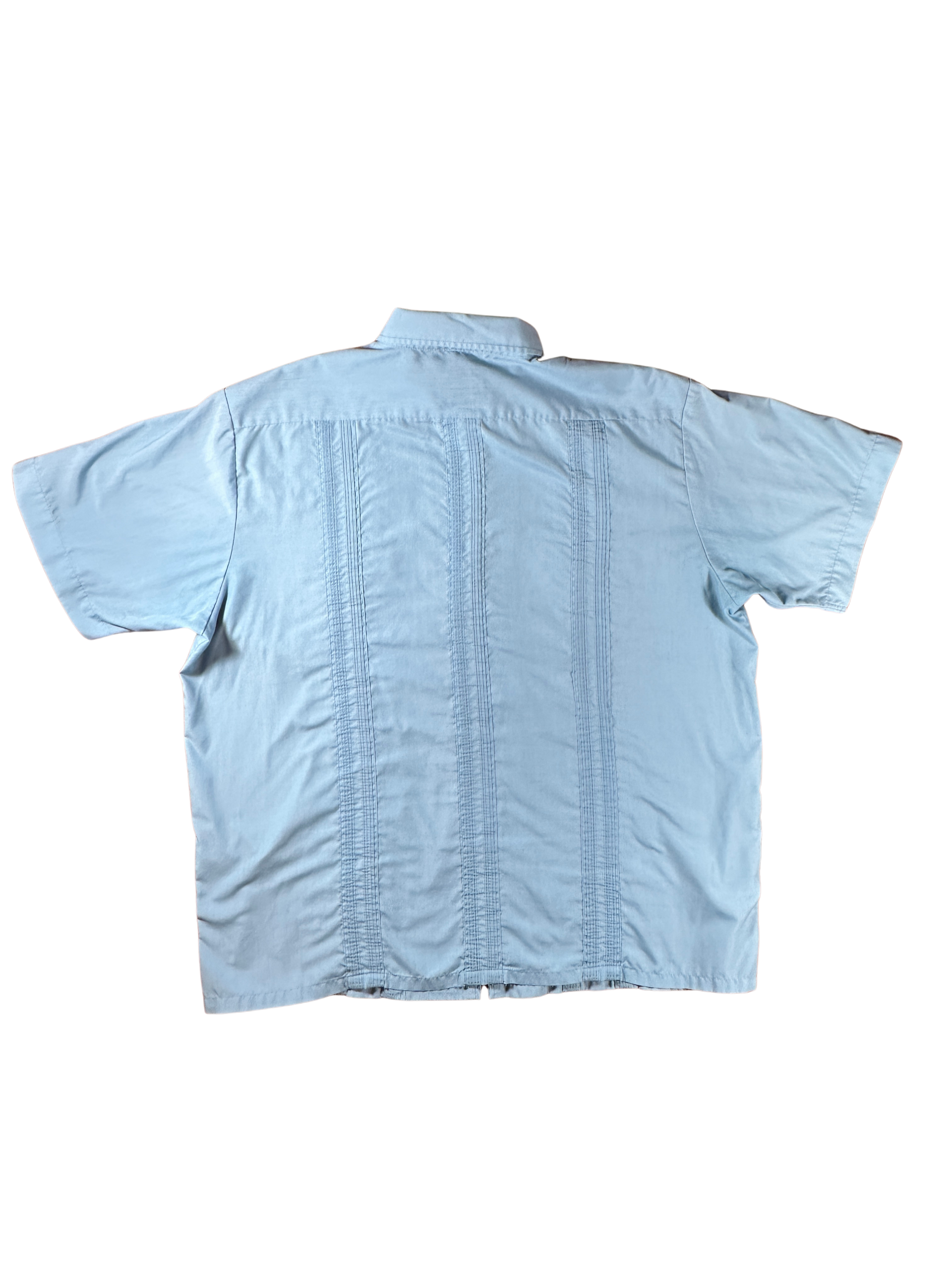 Haband Guayabera Embroidered Zip Shirt