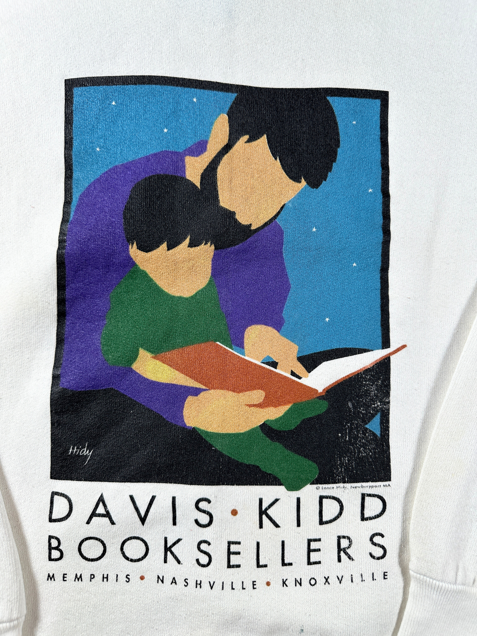 Vintage Davis-Kidd Booksellers Graphic Crew Neck Sweatshirt