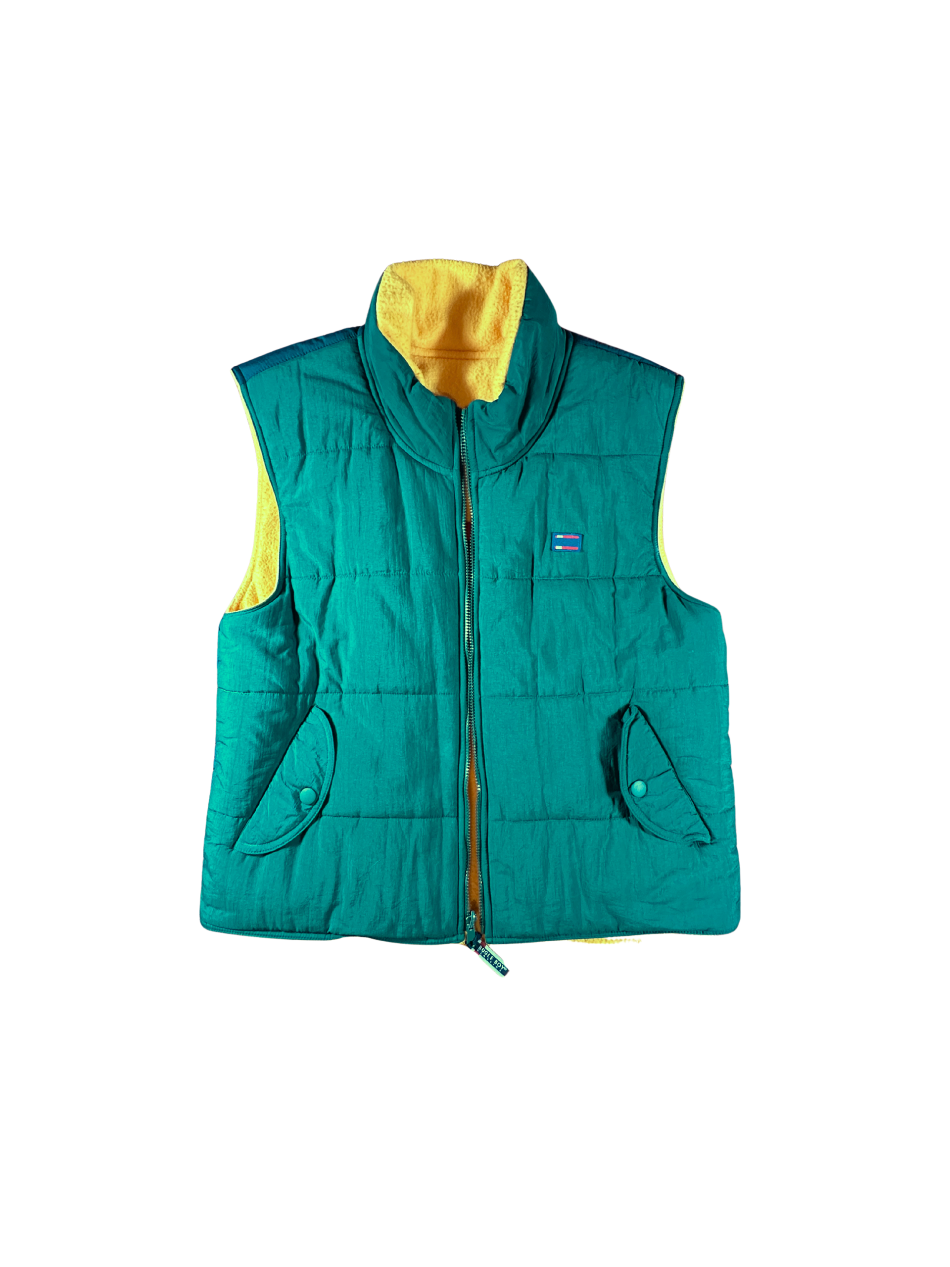 Vintage Reversible Puffer Vest