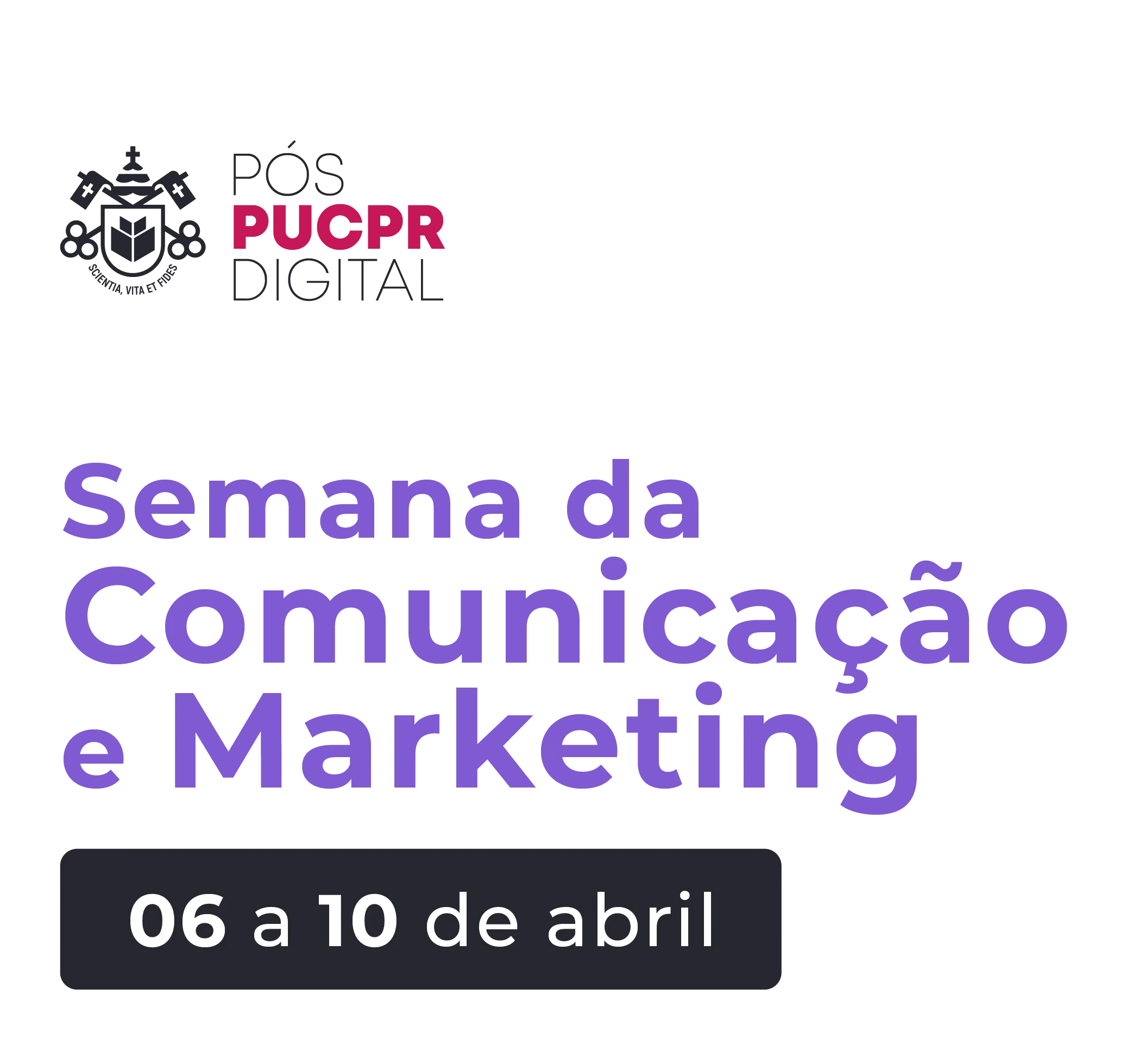 Um cartaz para um evento brasileiro chamado protagonismo