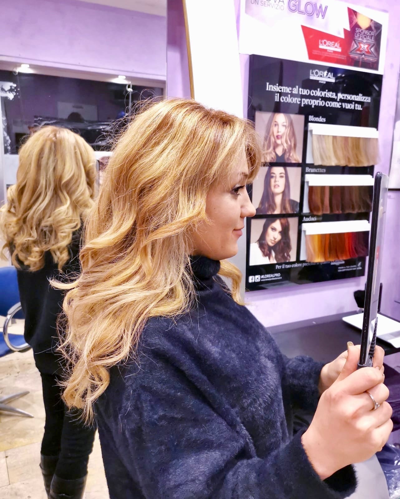 Capelli lunghi punte mosse