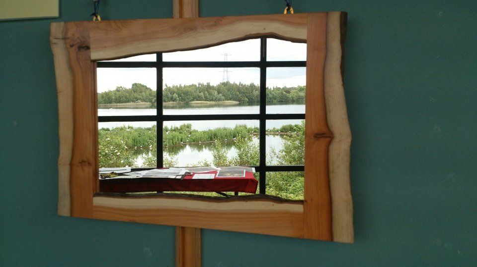 Mirror with English Yew frame - £150