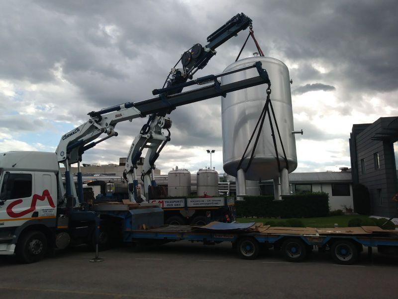 Gru per trasporti industriali