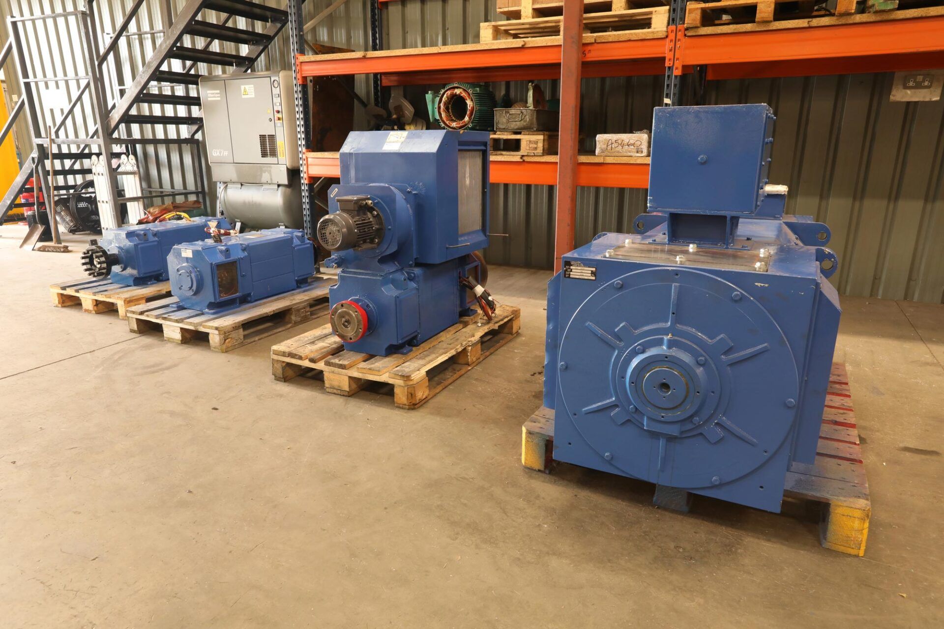 Close up macro of an Electromagnetic coil and electronic component mount in electronics motherboard with selective focus