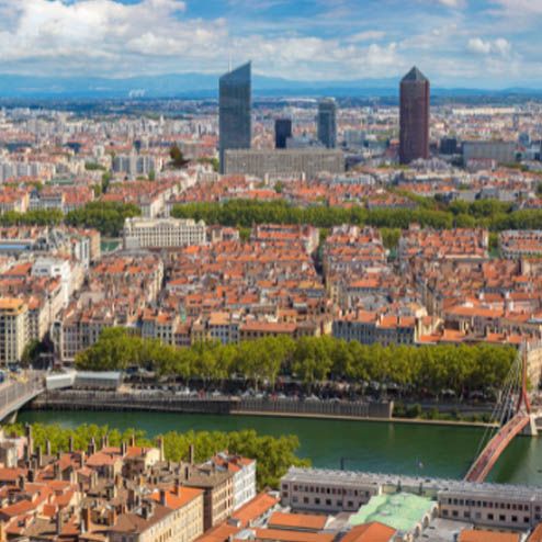 Image de Lyon vue du ciel