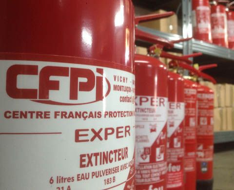extincteur 6 litre eau en vente par france protect pour la sécurité incendie au auvergne