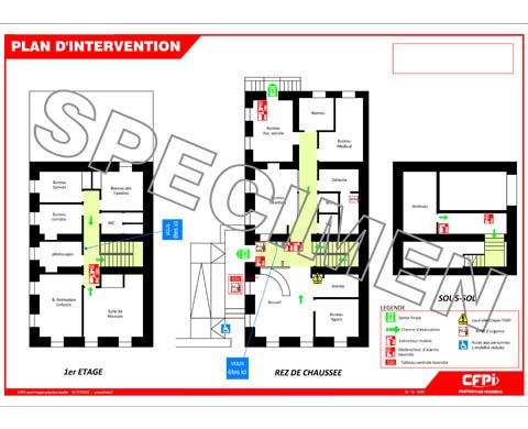 Exemple de plan d'intervention par france protect pour un client sur Paris