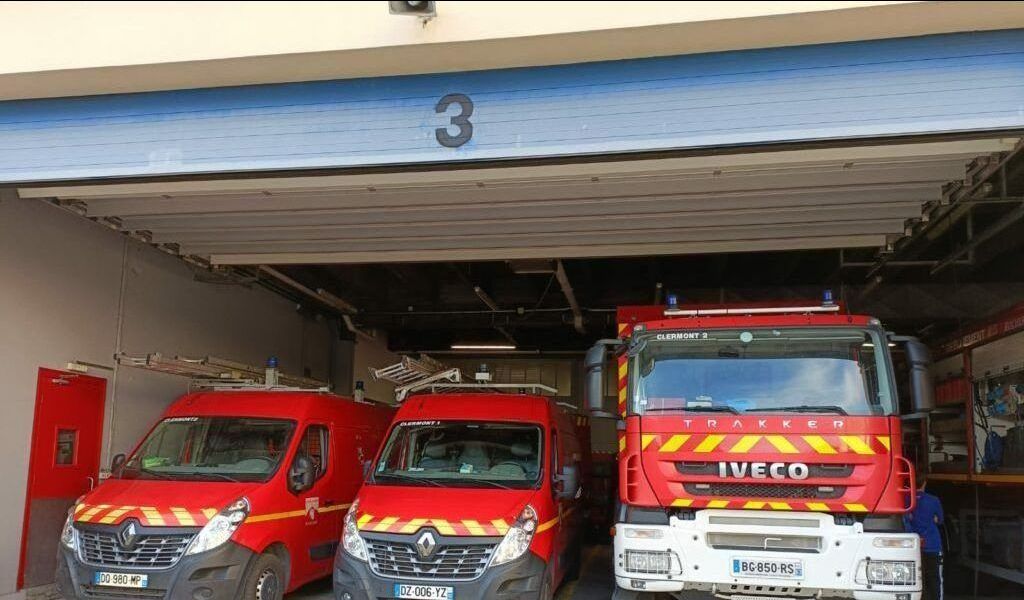 Parc automobiles de pompiers de Clermont-Ferrand