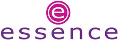 the essence logo is purple and white with a circle in the middle .