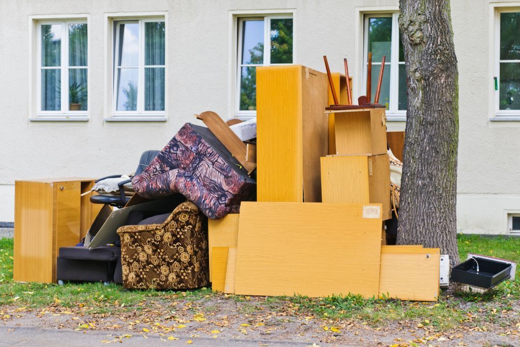House Clearance Bridgend bulky items ready to take away for a Bridgend landlord
